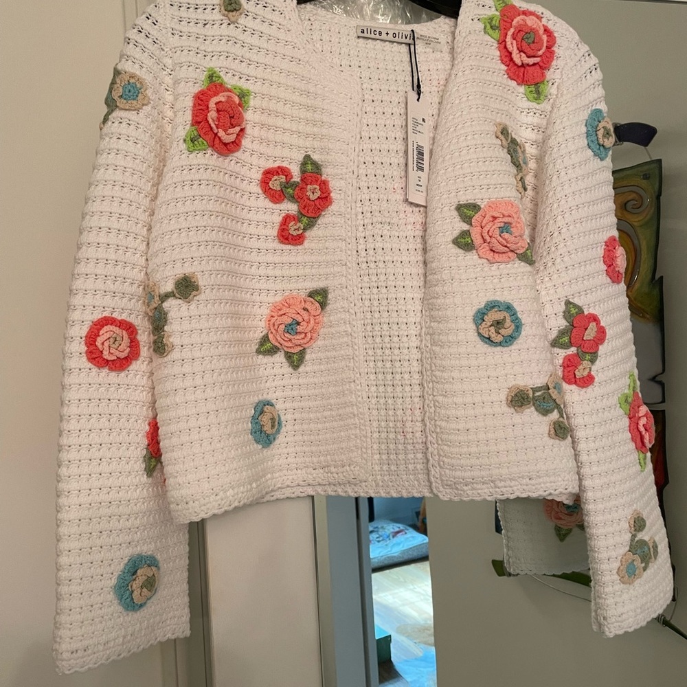 NWT Alice and Olivia cardigan brand new